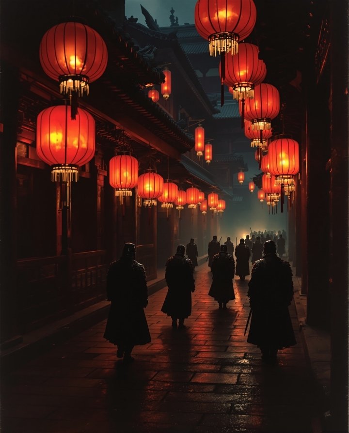 《满江红》电影海报，2023年，摄影指导赵小丁